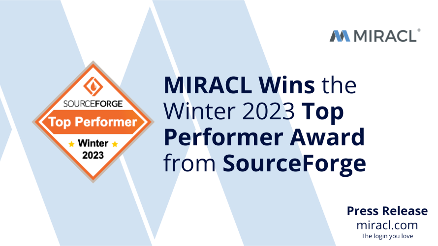 MIRACL wins sourceforge award